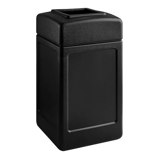 Waste Services - Covered Trash Can, black 42g