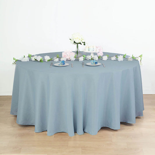 Premium Polyester Round 136 Inch Table Cloth