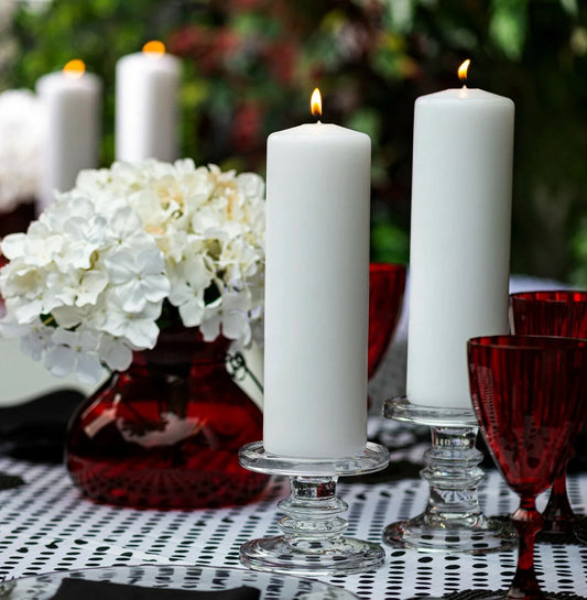 White Pillar Candles
