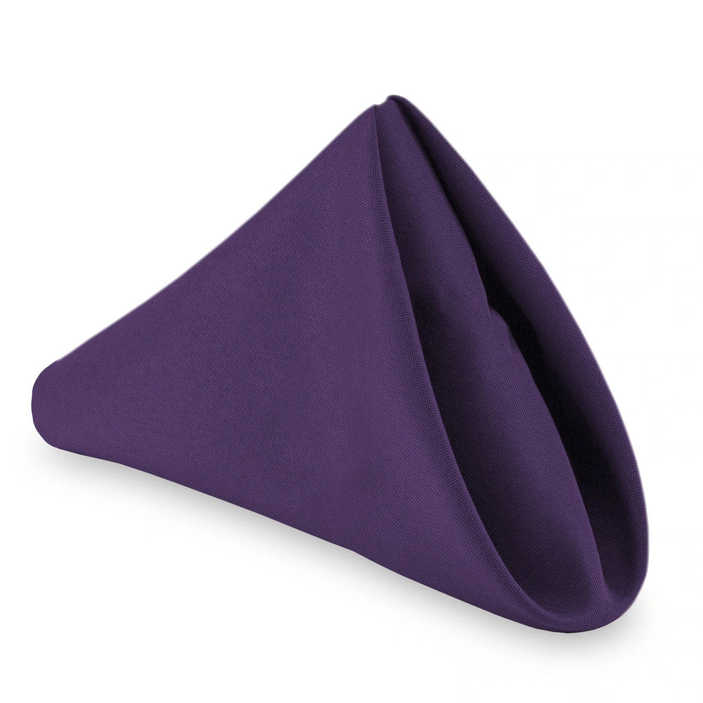 Napkins -Eggplant Purple- Premium Cloth Dinner Napkins