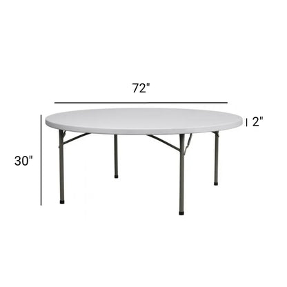 6 ft Round Folding Table