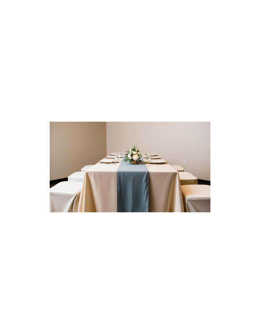 Steel Blue table runners