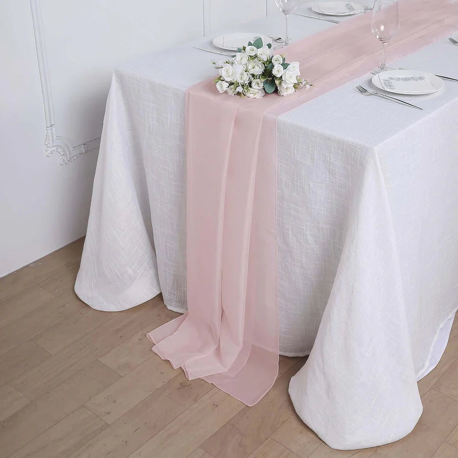 Chiffon & Sheer Table Runners