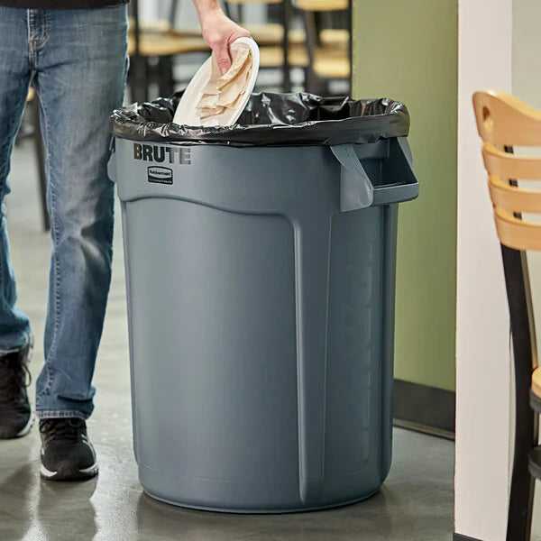 Waste Services - Trash Can, Grey 32g