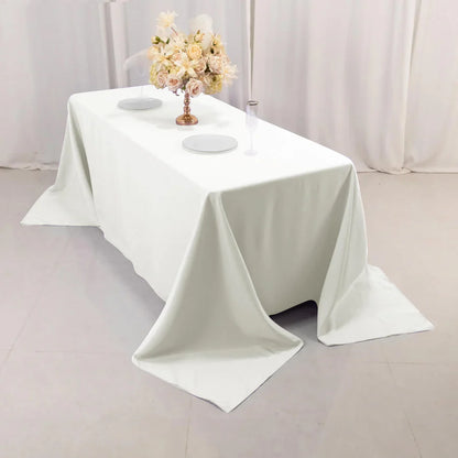 Premium Polyester Rectangle 90x132 Table Cloth